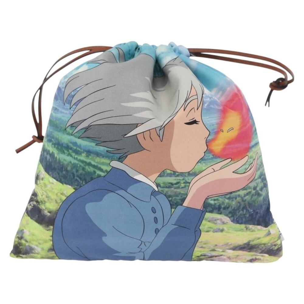 Loewe Canvas Sophie Calcifer Pouch Blue